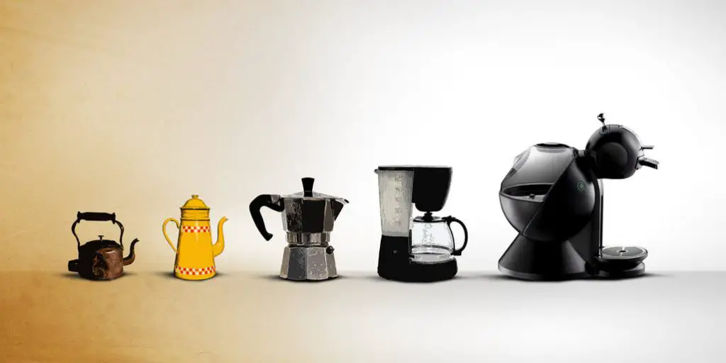 evolution of coffee makers