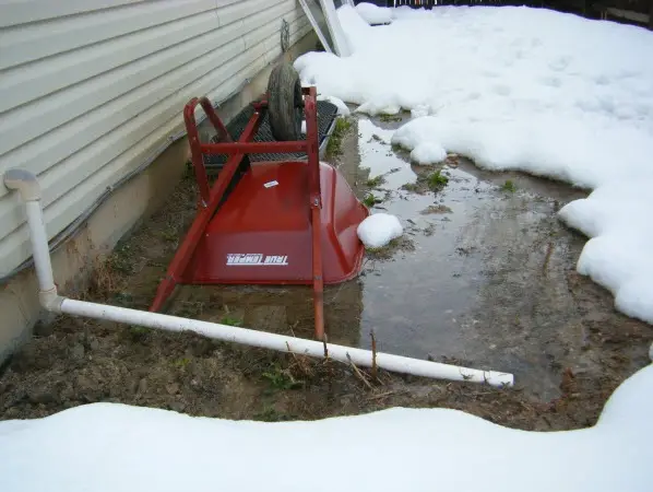 sump pump going off in winter