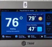 How to Lock the Trane Touchscreen Thermostat
