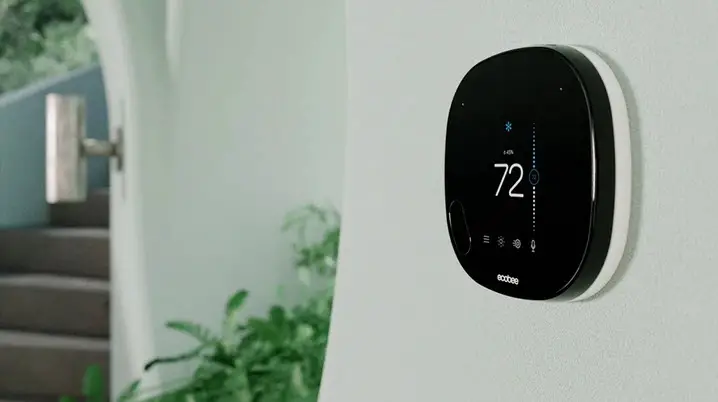 Ecobee smart thermostat with Voice Control
