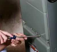 How to locate a Goodman furnace reset button and reset the unit